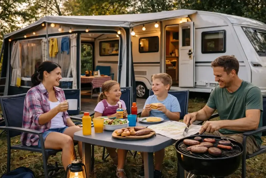 Ontdek het comfort van kamperen met een caravan