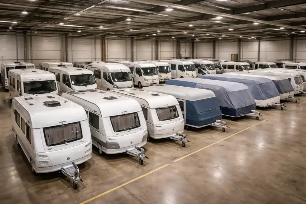 Een stalling is onmisbaar voor je caravan, camper of vouwwagen.